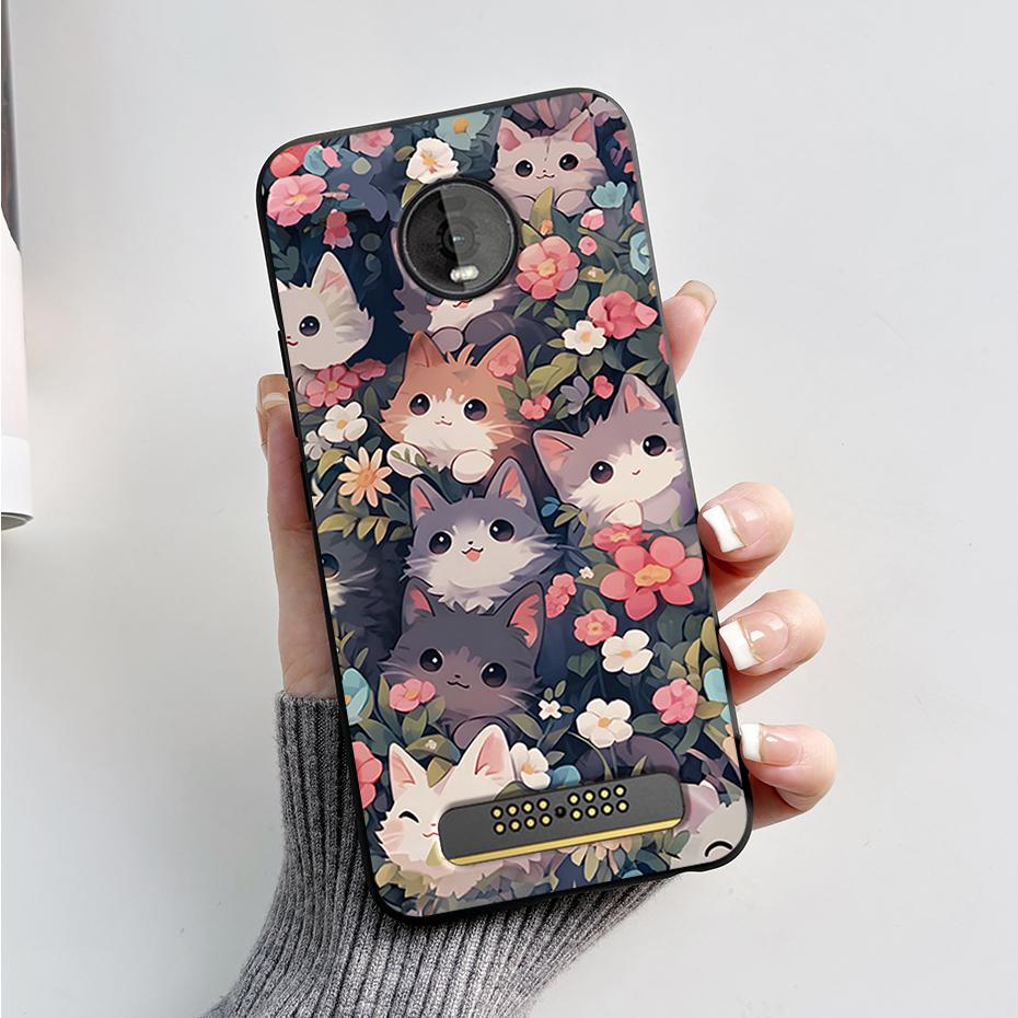 Для Motorola Moto Z4 Z3 Play Чехол Милый Мультяшный Мягкий Силиконовый ТПУ Чехол для Телефона Для Moto Z3 Z4 Play MotoZ4 Z4Play Z3Play Funda