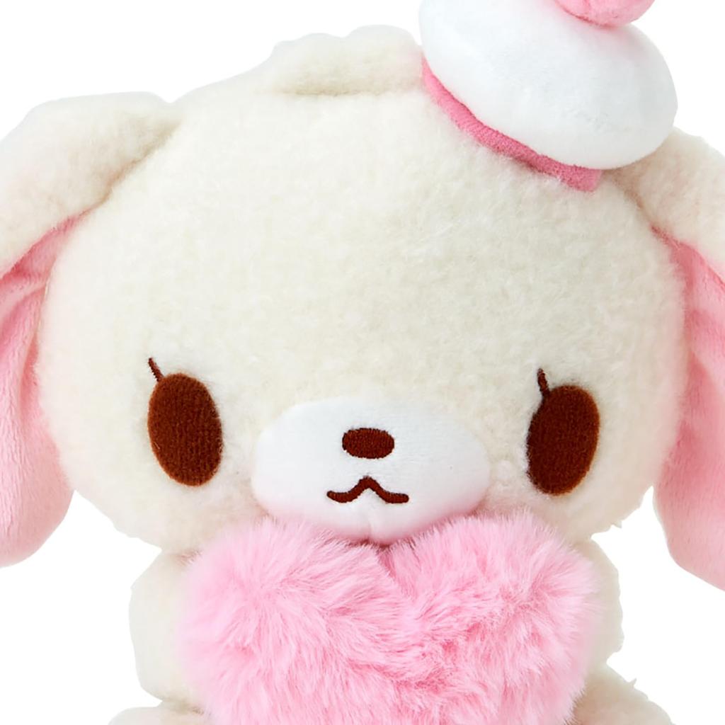 Sanrio Plush Toy Born Character Fluffy Sugar Bunnies 197262 (Heisei Heart) (Shirosa)