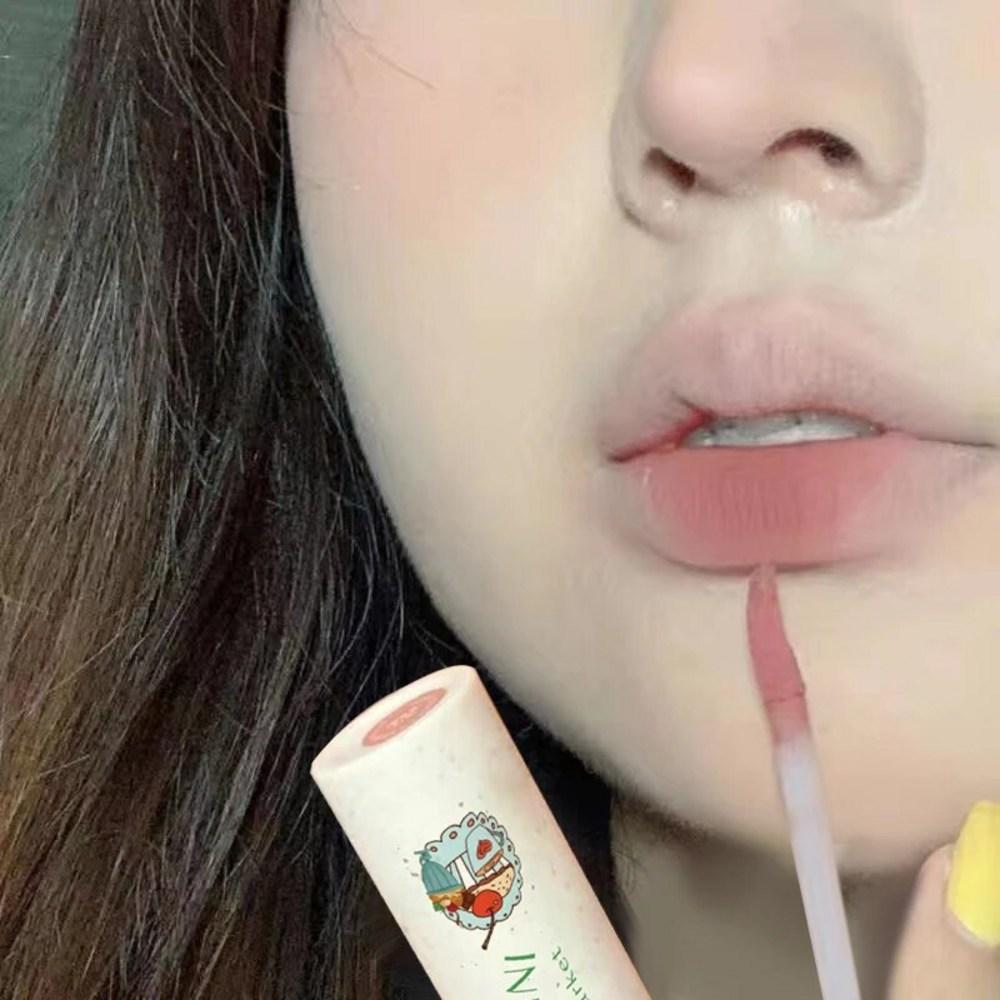 Набор помад-карандаш для губ, матовый карандаш для губ, 3D, полный набор для сексуальных губ, бархатная помада, антипригарный блеск для губ, водостойкий макияж для губ, косметика, 1 шт.