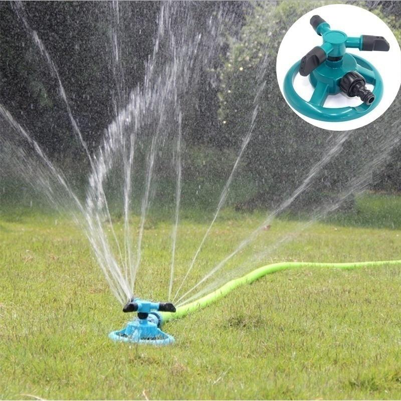 Автоматический профессиональный садовый распылитель, поливочный спринклер для газона, новая портативная вращающаяся на 360° система полива