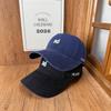 Outdoor casual washed baseball cap women's new S O embroidered soft top adjustable face small sunscreen visor