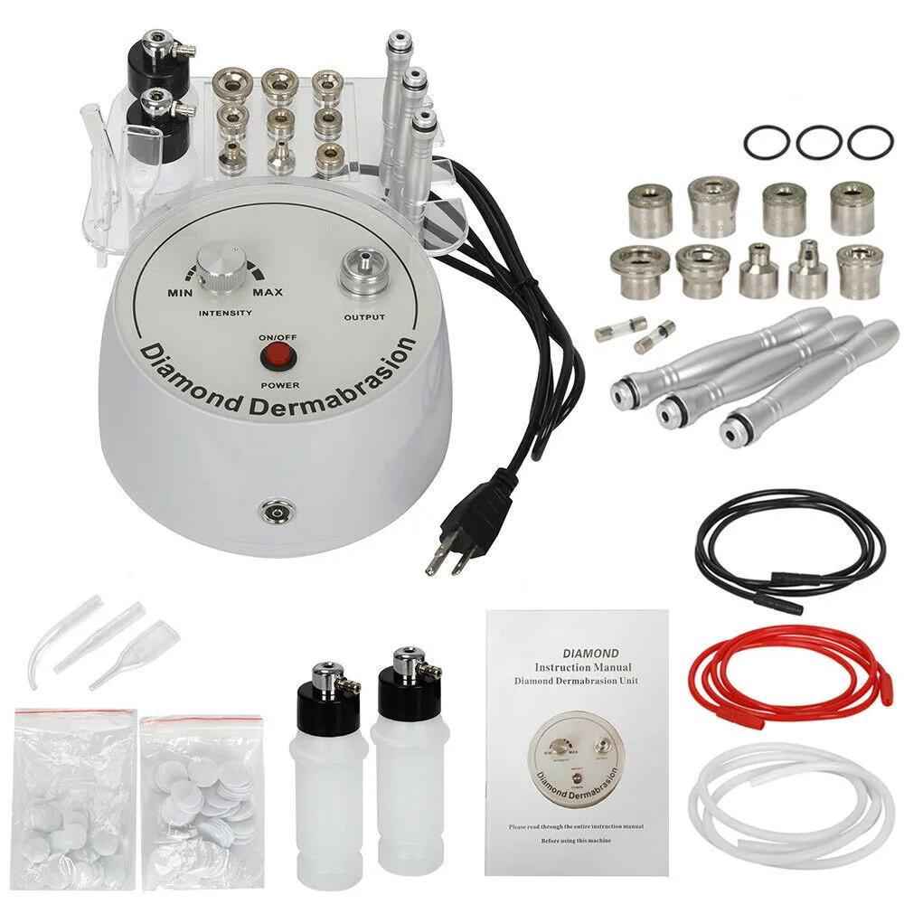 Алмазный бьюти-аппарат 3 в 1 Машина для отшелушивания лица Инструмент для ухода за кожей для домашнего спа с функцией спрея