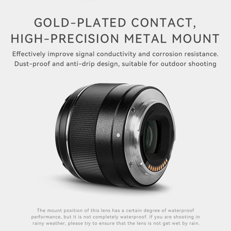 YONGNUO YN50mm F1.8S DA DSM II Фикс-объектив APS-C для беззеркальных камер Sony с байонетом E (черный)