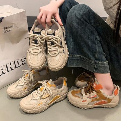 Сетчатые немецкие тренировочные кроссовки весна и лето новые на шнуровке нескользящая мягкая подошва удобные студенческие спортивные и повседневные кроссовки женские