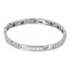 Titanium Steel Magnetic Therapy Bracelet Pain Relief Stylish Magnet Bracelet for Women 0.8cm