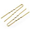50Pcs Hair Sticks Silver Color Plated U Shape Hair Pins Needles Base for DIY Making Women Bride Jewelry Head Jewelry