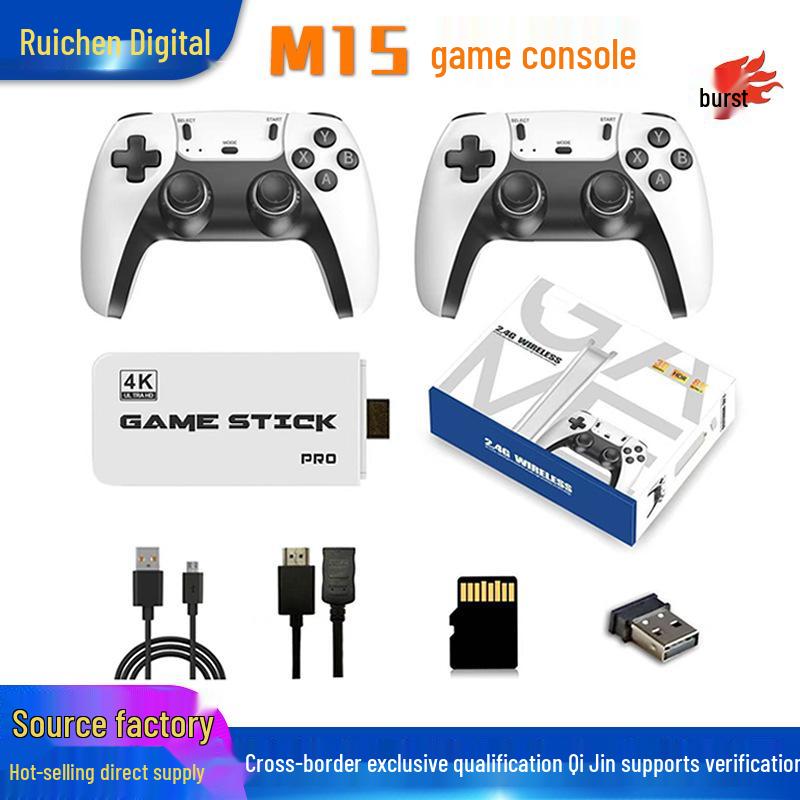 Беспроводная игровая консоль M15 4K HDMI и контроллер для PS Arcade