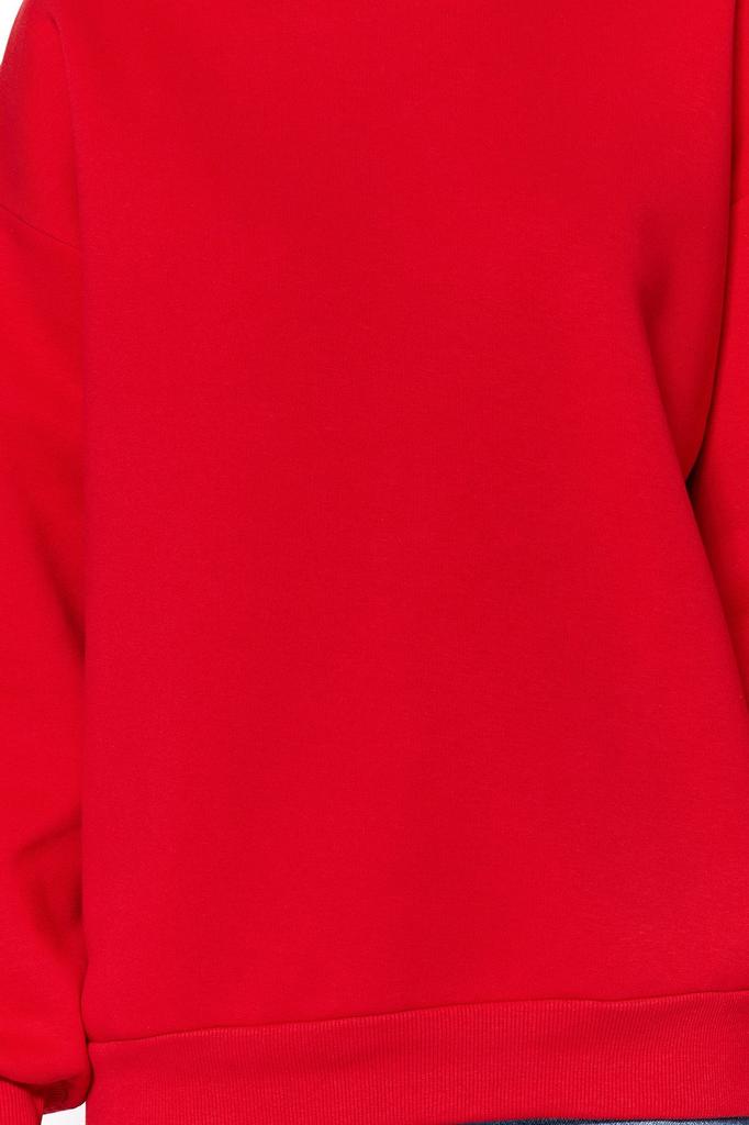 Women's Fashion New Sweatshirt Green Oversize Casual Cut Basic Crew Neck Thick Fleece Knitted Sweatshirt