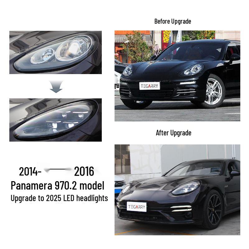 Совместимые светодиодные матричные фары для Porsche Panamera 970 (2010-2016) Модернизация