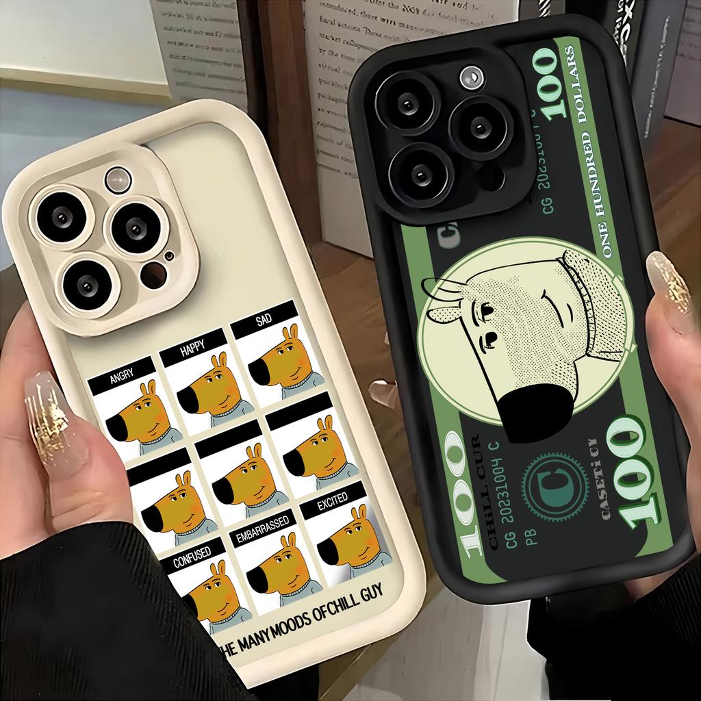 Funny I'm Just A Chill Guy Phone Case For Google Pixel 9 8 7 8A 7A Pro XL 4G 5G Soft Silicone TPU Back Cover