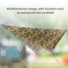 360x290cm Camping Cover Waterproof Multifunction Rhombus Canopy Beach Shade Cloth
