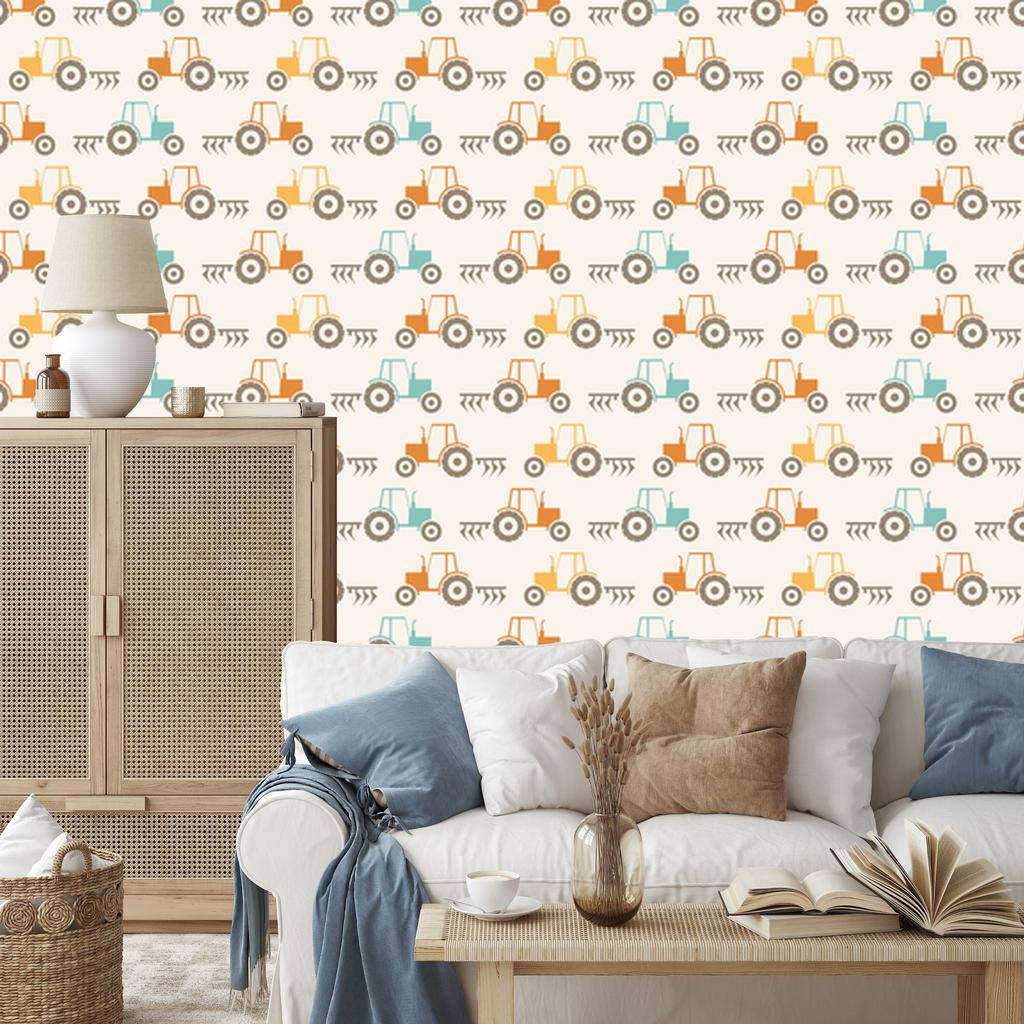 Colorful pattern wallpaper for living room and bedroom 50x1000