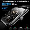 Новые ультратонкие AMOLED смарт-часы 2025 для мужчин, 386*448 HD экран, модный спортивный браслет для женщин, BT звонки, водонепроницаемые смарт-часы