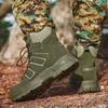 Осенне-зимние походные ботинки для мужчин, полевые дышащие высокие мужские кроссовки для треккинга, нескользящие походные скальные туфли для мужчин