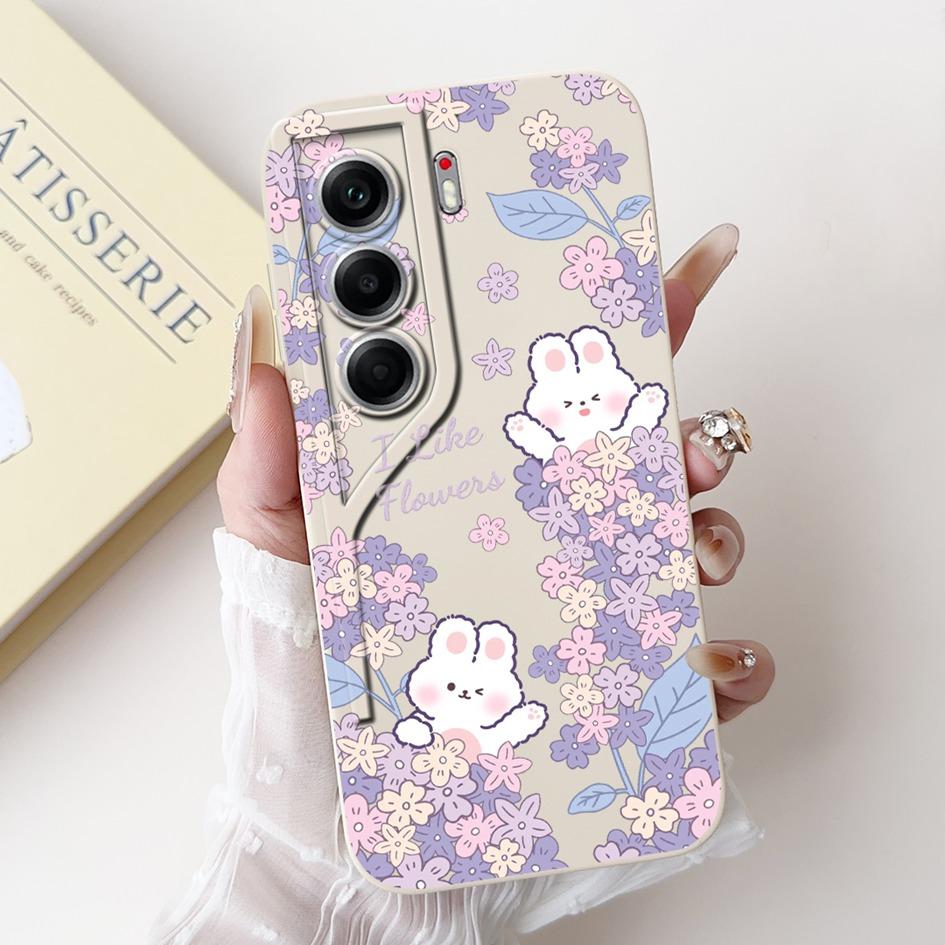Чехол для Tecno Camon 40 Чехол Camon40 Pro Новый Модный Цветочный Узор Ромашка Мягкий Силиконовый Защитный Чехол для Tecno Camon 40Pro 5G Capa