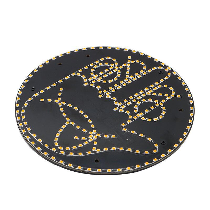 Светодиодный фарный фонарь Cross-Border Car Expression: Предупреждение в виде смайла и жеста для задних окон