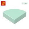 884 шт./Лот 25269 Плитка Круглая 1x1 Четверть Блока Moc Hue Аксессуары Совместимые с Кирпичом DIY Детская Игрушка Прочный Ящик