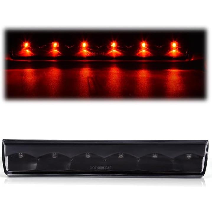 PIT66 LED Bar 3Rd Brake Light, Compatible With 2009-2017 Dodge Ram 1500 2500 3500 X Type High Mount Stop Light Rear Tail Cargo Lamps Smoked Lens