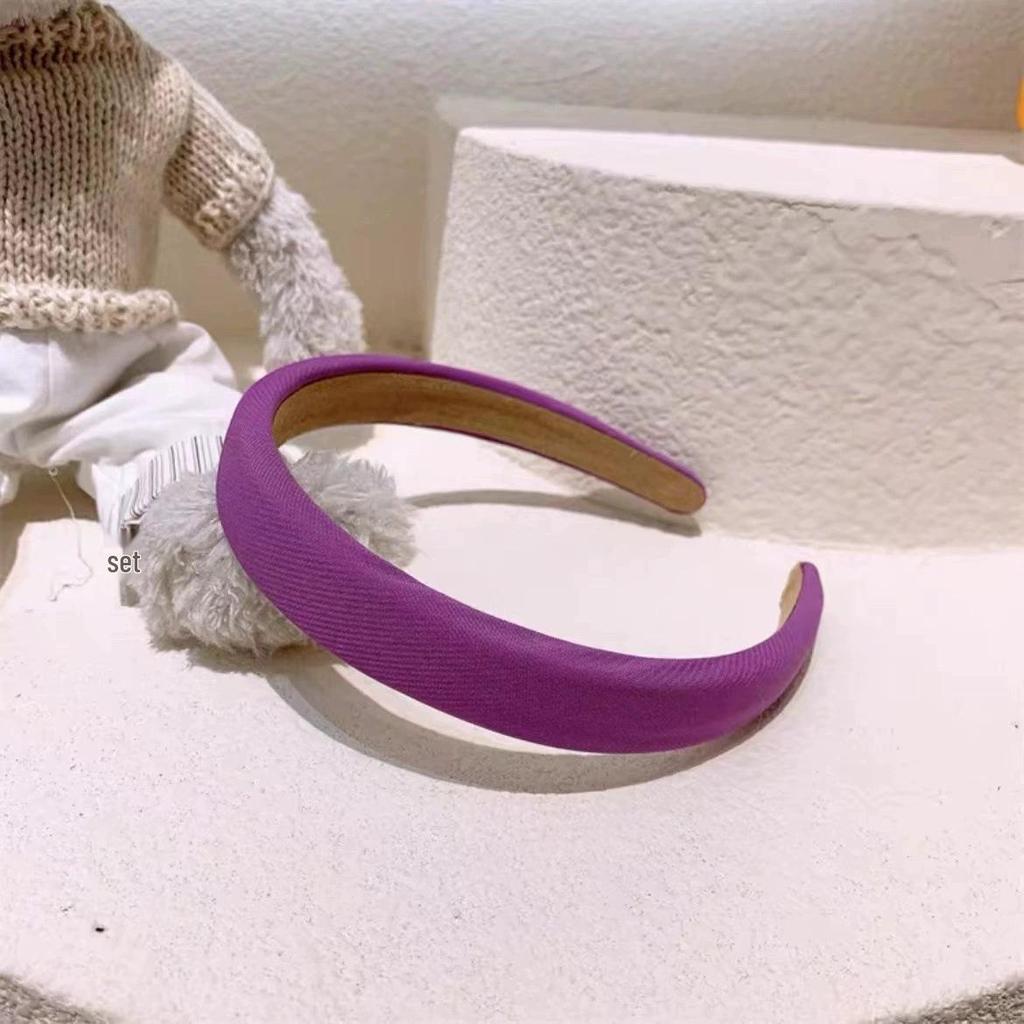 Резинка для волос из губки конфетного цвета, повязка на голову, женские аксессуары для волос во французском стиле - завязанная заколка, ювелирное изделие