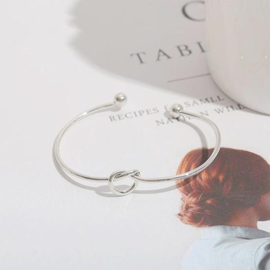 Простой женский открывающийся браслет навсегда, браслет с узлом в виде бесконечности, регулируемый браслет «сделай сам», модные ювелирные изделия, подарок