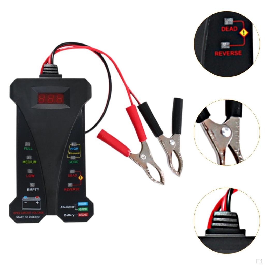 12 В автомобильный аккумуляторный тестер Load Professional Digital Auto