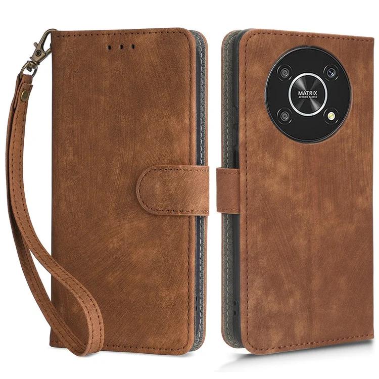 Для Honor Magic4 Lite 5G/X9 5G/X30 5G чехол-сумка для телефона RFID-кошелек с блокировкой кожаный чехол-подставка для телефона с ремешком