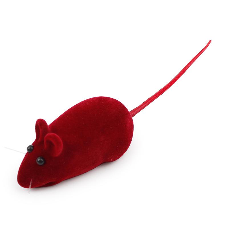 1шт кошка котенок ловля игрушка ложная мышь крыса писк шум звук игрушки для кошек собак домашних животных