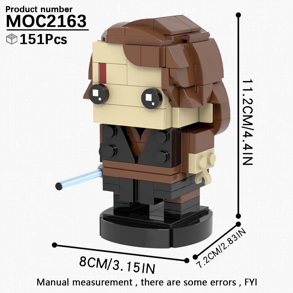 MOOXI MOC Космическая Война Brickheadz Межзвездный Sci-Fi Робот Совместимые Фигурки Строительные Блоки Игрушки Для Взрослых Для Детей Подарок Кубики