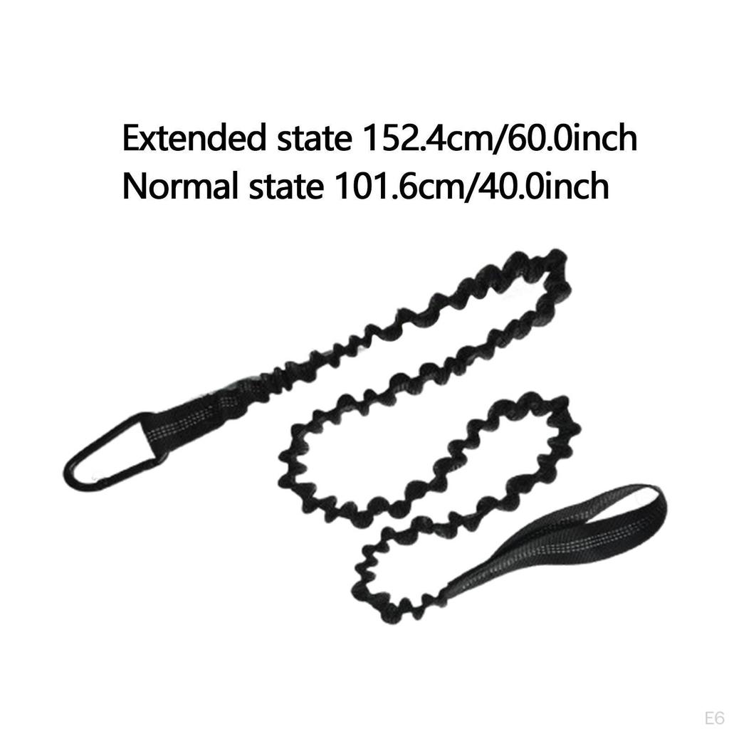 Страховочный лиш для весла каяка, выдвижной банджи-шнур, страховка для удочки, надежный шнурок для SUP