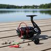 Saltwater Fishing All Metal Spinning Reel Heavy Body Stream River Lake 5.2:1 Gear Ratio 13 Bearings