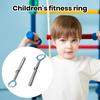 2Pcs Gymnastics Rings Adjustable Straps Non-slip Grip Pull Up Rings with Strong 200KG Load Bearing Strength Training Home