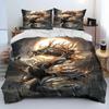 3D Print Dragon Bedding Set Soft Duvet Cover Set Single/Twinqueen/King Size Bedroom Decor For Adult Child Wonderful Gift