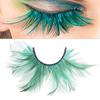 Extra Long Feather Eyelashes Feather False Lashes  Halloween False Eyelashes   Anime Cosplay