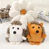 Creative Hedgehog Design Pet Grinding Teeth Plush Toy Durable Bite Resistant Chew Toy For Dog Pet Interactive Toys Pet Supplies