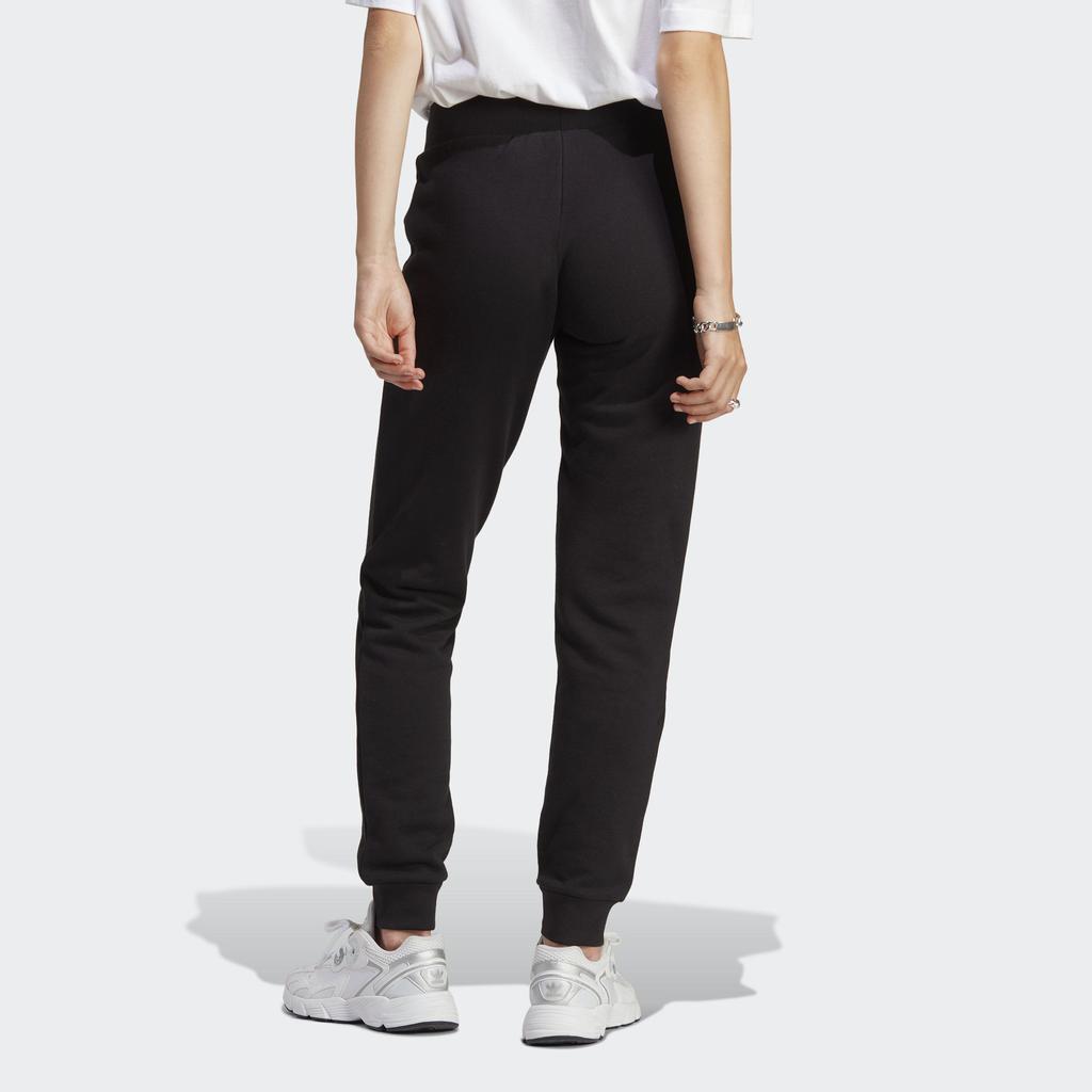 adidas Женские узкие джоггеры с логотипом Originals Trefoil, черные IA6479