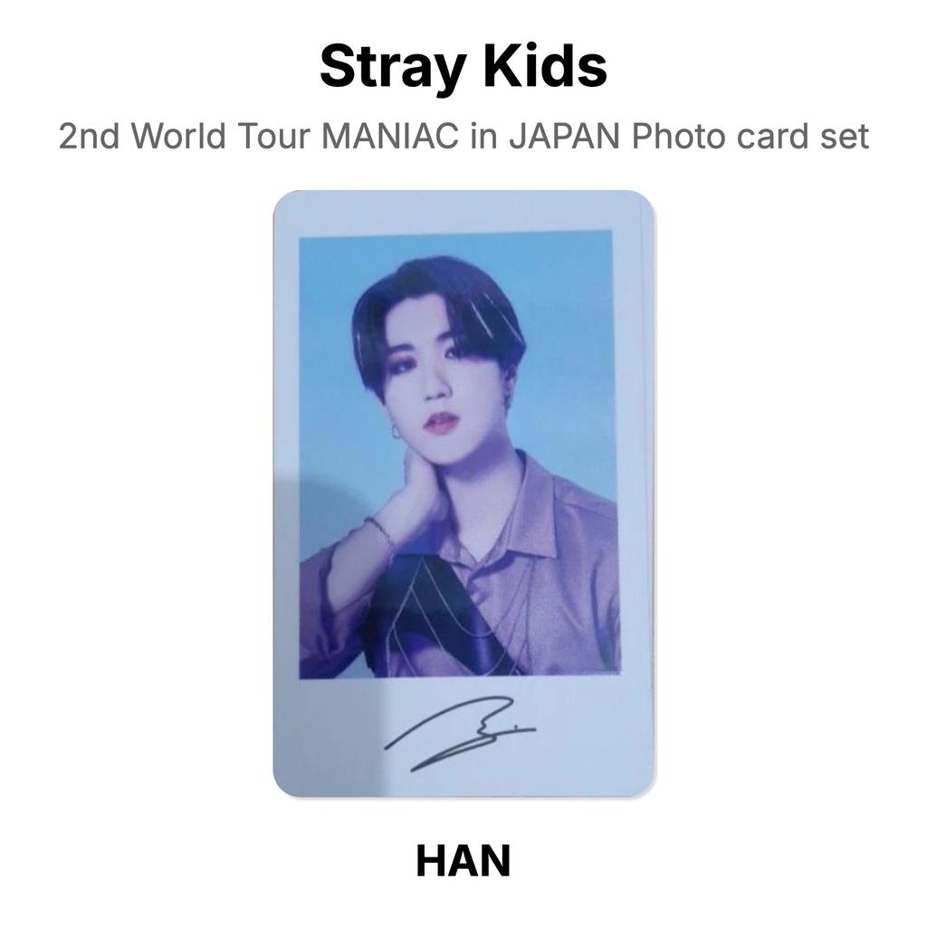 Stray Kids 2-й мировой тур MANIAC в ЯПОНИИ Набор фотокарточек Официальная фотокарточка