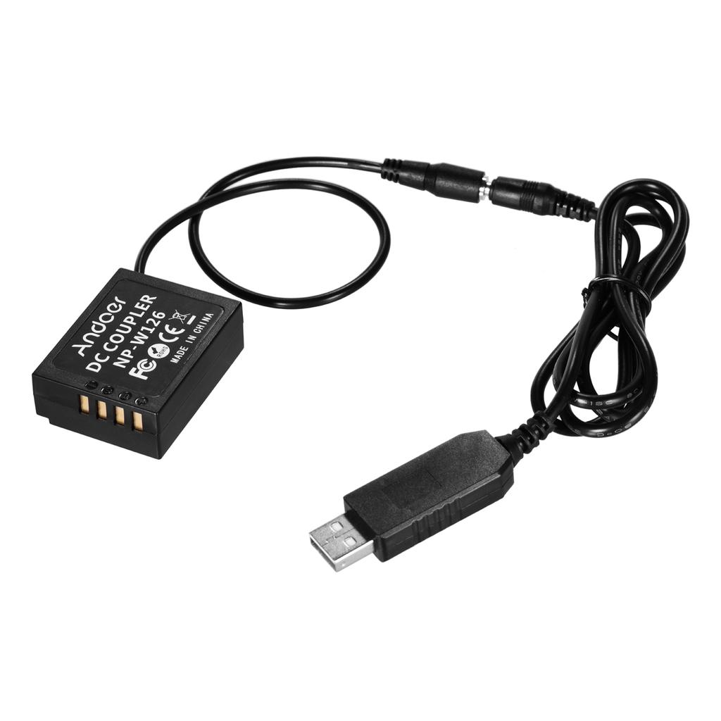 5В макет аккумулятора с USB-адаптером питания NP-W126 для камер Fuji