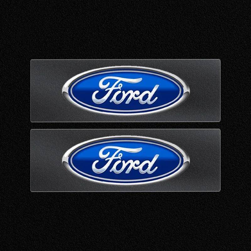 Focus Hot For Ford New Car Mini Logo Sticke Car Rear Tailgate Sticker Emblem For Ford B-Max cmax smax KA st line Galaxy Explorer