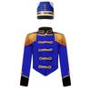 Boys Girls Drum Major Team Uniform Nutcrackers Costume Set Marching Band Tassel Jacket Coat Hat Outfits for Drummer Performance