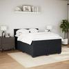 Cadre de lit avec matelas - Maison Exclusive - Noir - 140x190 cm - Velours - 2 places