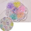 1 Box Nail Decals Cute 3D Effect Resin Nails Aurora Rhinestone Tools DIY