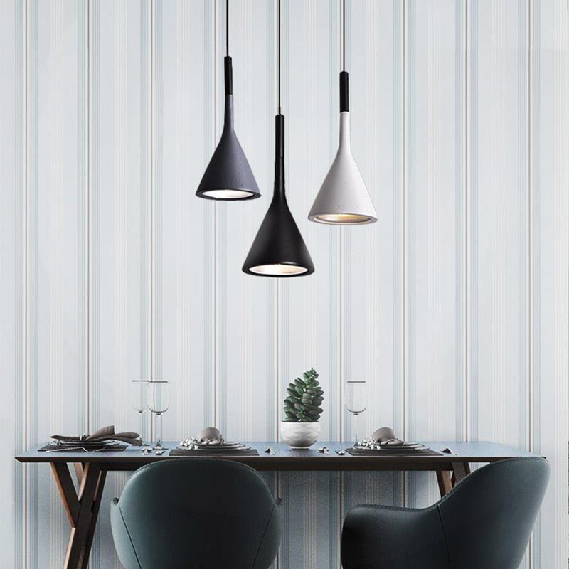 Three Head Dining Room Chandelier Creative Personality Bar Living Room Aluminum Lighting