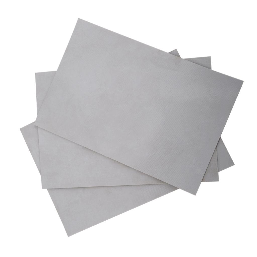 Комплект из 3 шт. ПВХ-заплаток для ремонта надувного плота, лодки, каноэ, каяка (серый)