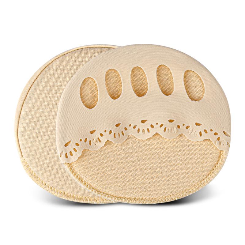 Lace Five Toes Socks Forefoot Pads for Women High Heels Half Insoles Calluses Corns Pain Relief Anti-Abrasion Feet Shoe Inserts