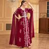 Dubai Embroidered Abaya: Long, Elegant Arab Muslim Dress