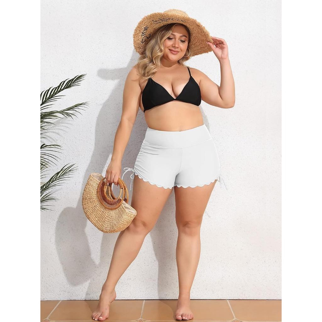 Charmleaks Женские шорты для плавания Шорты для купальника с высокой талией Шорты для плавания с нижней частью