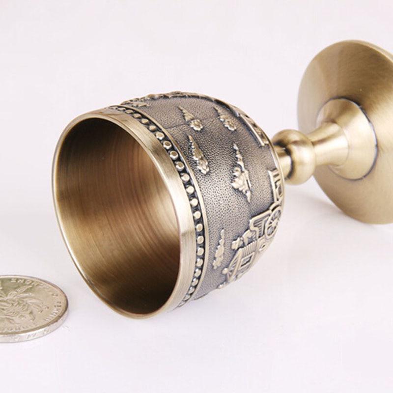 1/2 шт. посуда для напитков, бокал для вина, чашка для питья, металлическая, классическая, из цинкового сплава, готическая