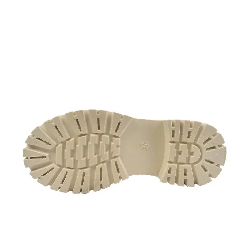 2024 Высококачественная обувь Женские ботинки на молнии Осень-зима Круглый носок Твердые короткие бочонки на низком каблуке Большие размеры Челси