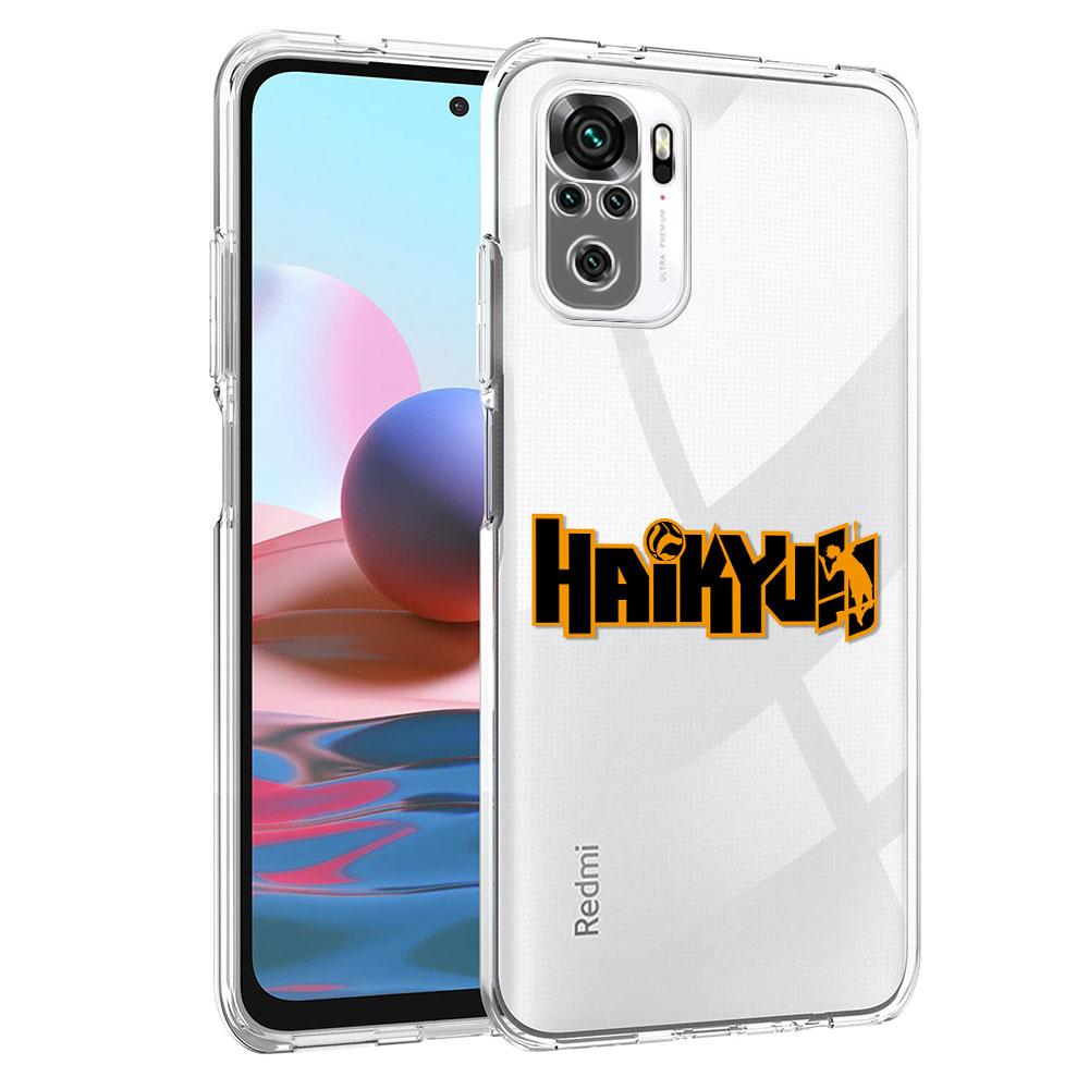 Прозрачный чехол для Xiaomi Redmi Note 10 9S 9 8 Pro 10S 7 9C 8T 9A K40 9T 7A 8A силиконовый чехол для телефона аниме Haikyuu Fundas
