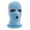 Модная лыжная маска, полный уход за лицом, головной убор, вязаная Балаклава с 3 отверстиями, теплая вязаная полнолицевая маска, шапка-бини, шарф, теплый для зимних видов спорта на открытом воздухе